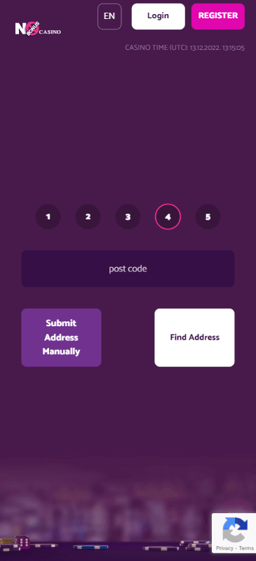 No Bonus Casino Registration Process Image 3