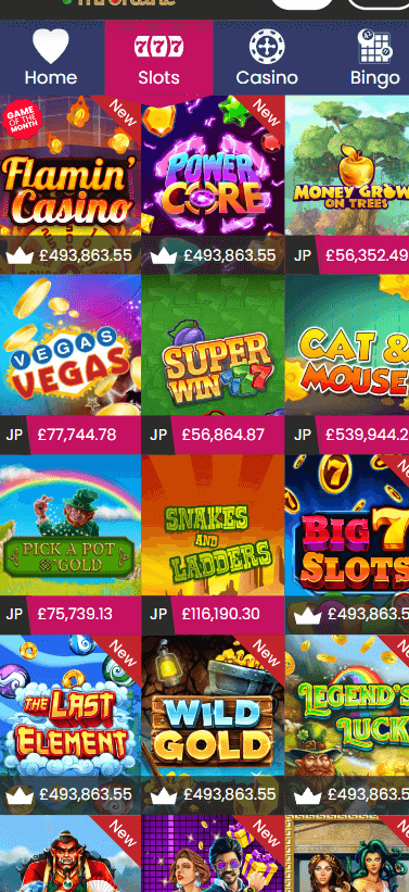 Best Online Casinos UK Mobile Preview 1