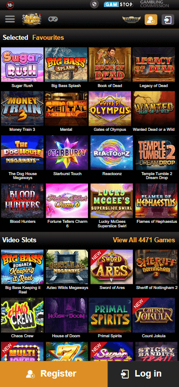 Videoslots-Casino-mobile-preview-homepage