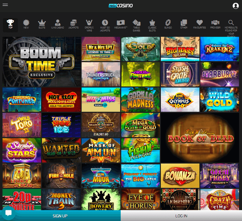 Hello Casino Desktop preview 1