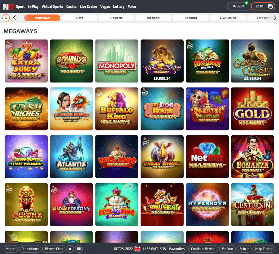 NetBet-Casino-desktop-preview-megaways