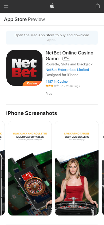 NetBet Casino App preview 2