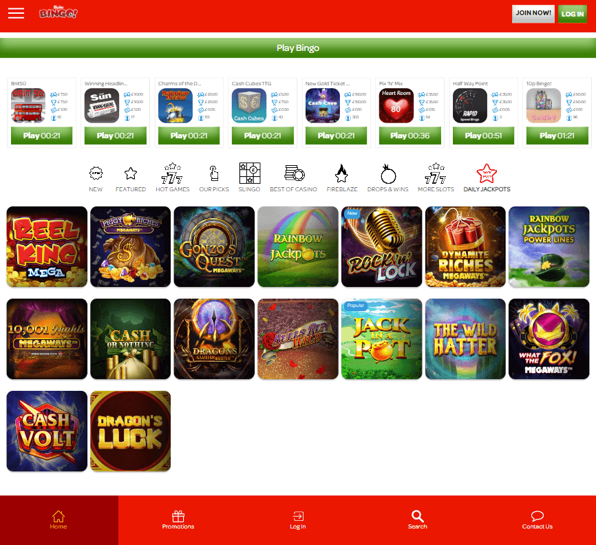 Sun Bingo: Slots Offers