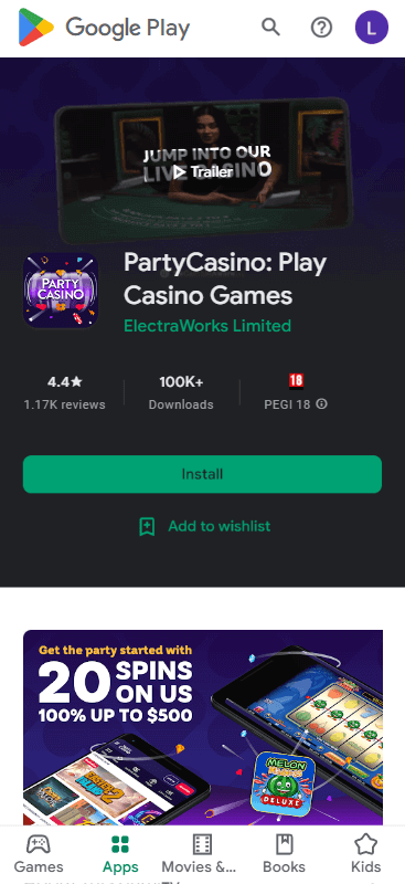 Party-Casino-mobile-app-android