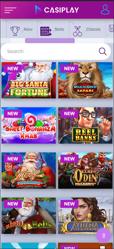 Casiplay Casino mobile preview 1
