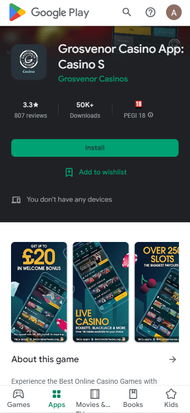 casino app for vegas