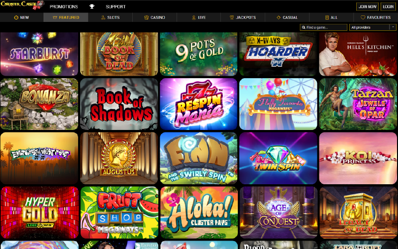 Conquer Casino featured games preview