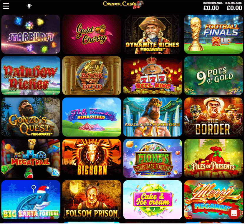 conquer-casino-desktop-layout-all-games