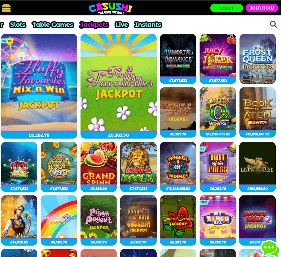 Cashushi-casino-desktop-preview-jackpots