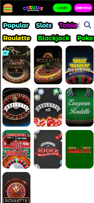 Cashushi-casino-mobile-preview-roulette