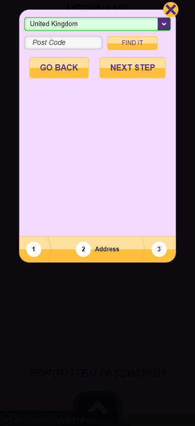 Crazy King Casino Registration Process Image 2