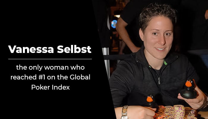 Vanessa Selbst #1 on the Global Poker