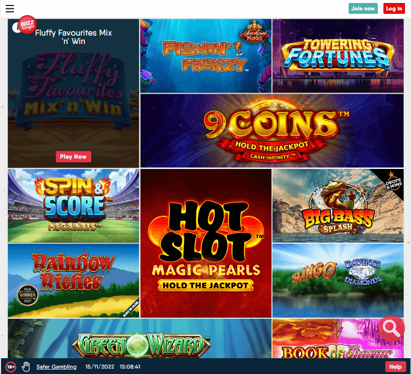 Buzz Bingo Casino Desktop preview 1