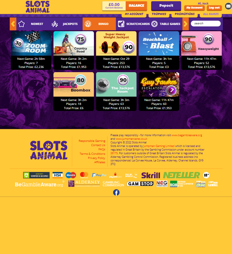 Slots Animal Casino Desktop preview 2