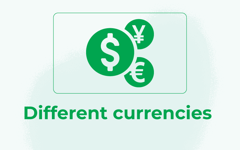 Different-currencies
