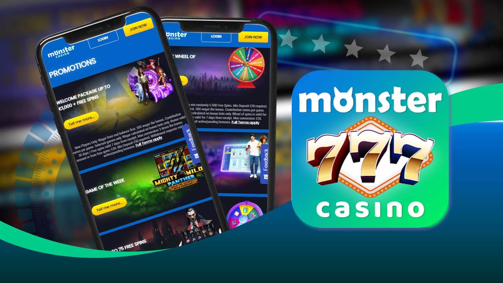 Active Bonuses on the Monster Casino App