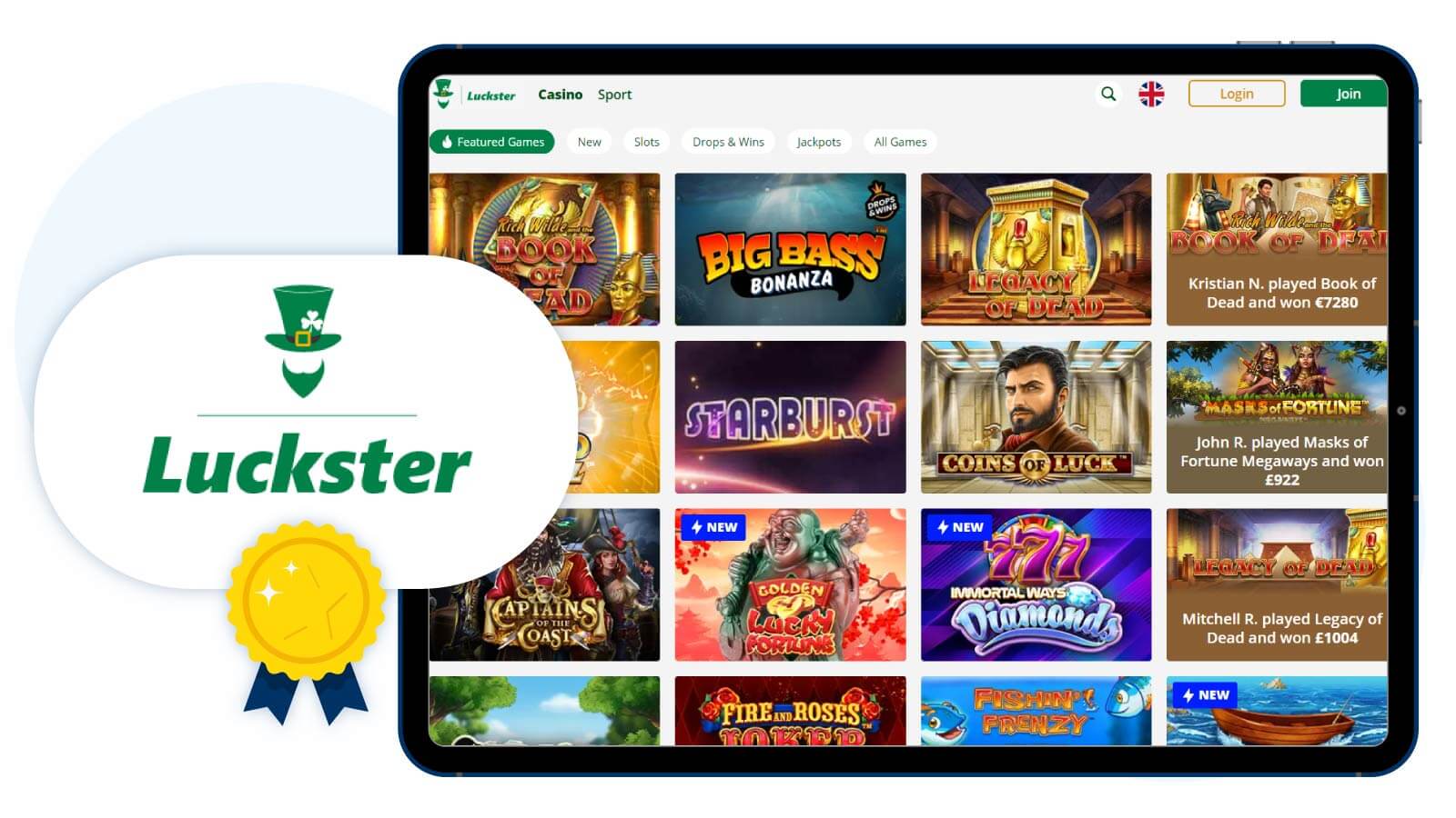 Luckster Casino – Best Trustly Casino Site UK