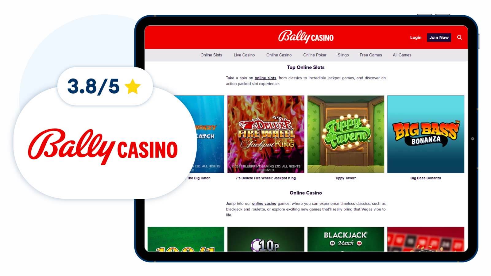 Bally Top New Casino Site Launched in 2023