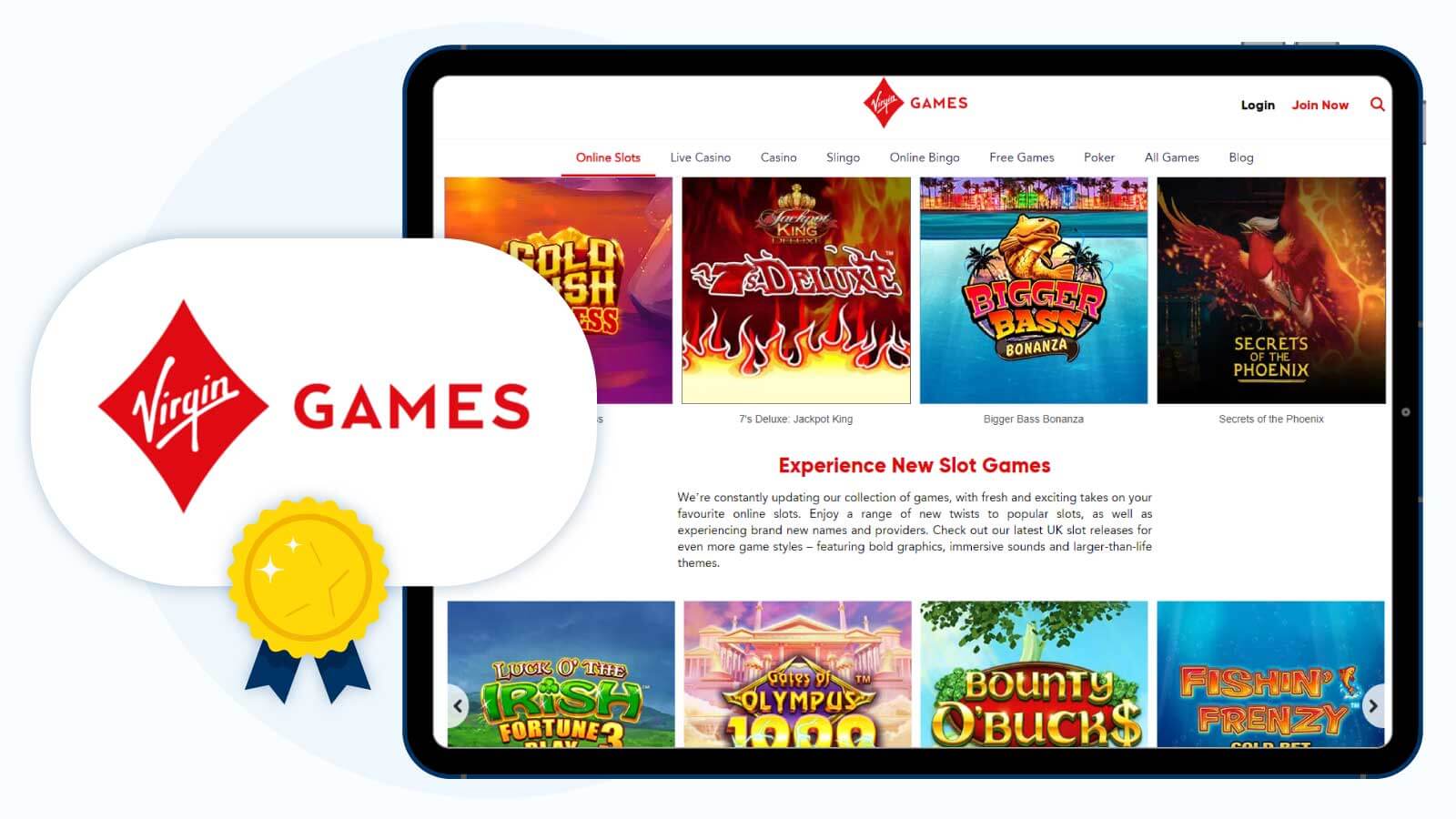 2.Best Casino with Low Wagering Virgin Games Casino