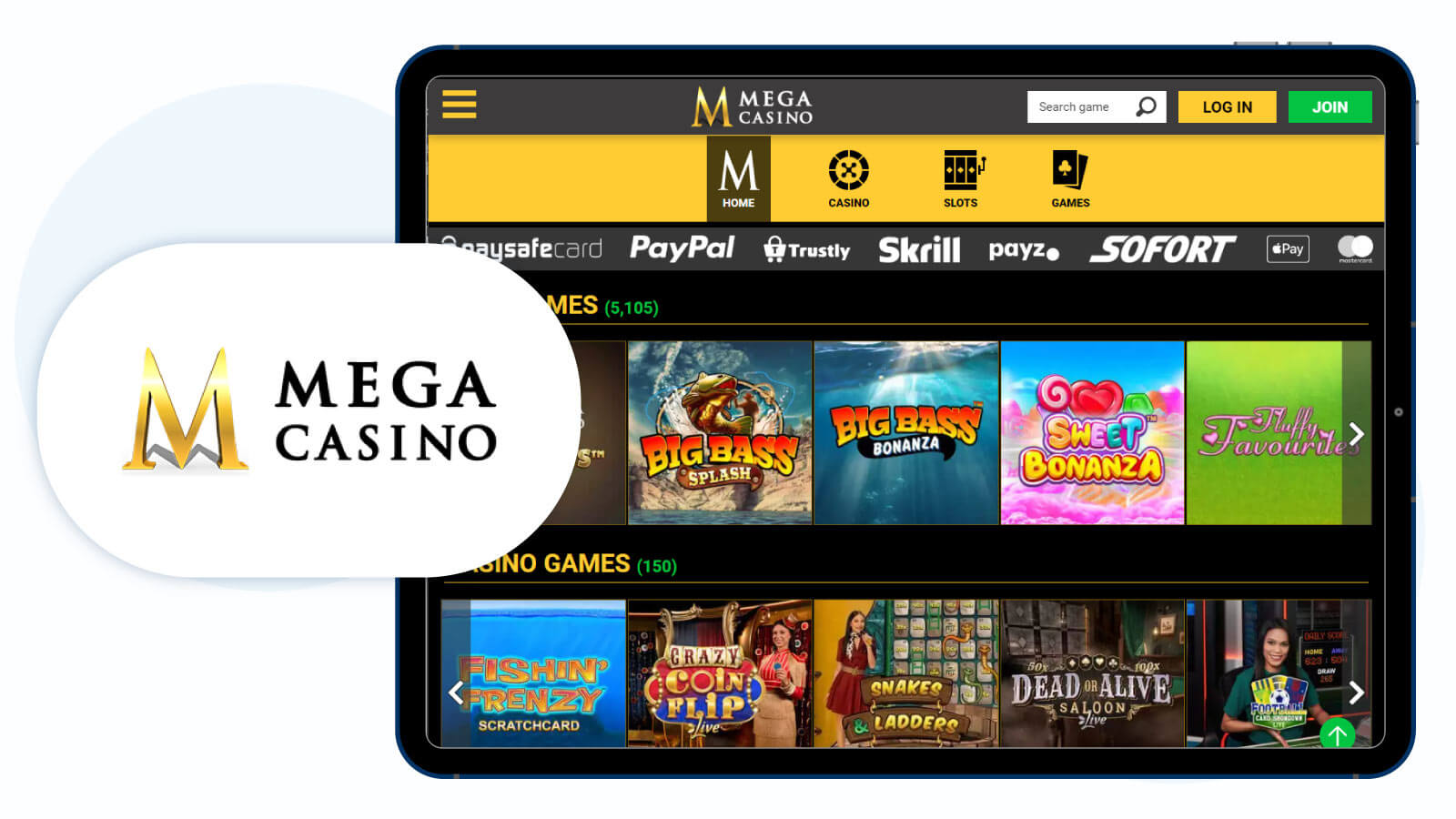 Mega Casino – Best Trustly Slots Site in 2023