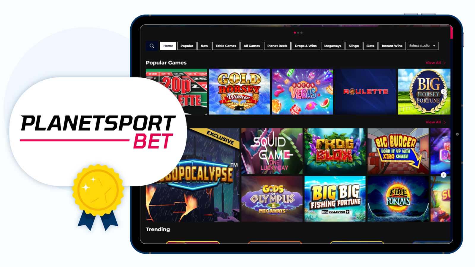 Planet Sport Bet – Best £2 Deposit Casino for April 2024