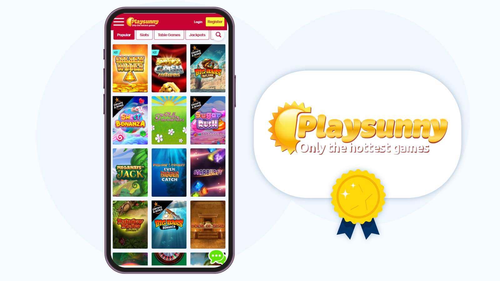 PlaySunny Casino – Overall Best Mobile Casino in the UK
