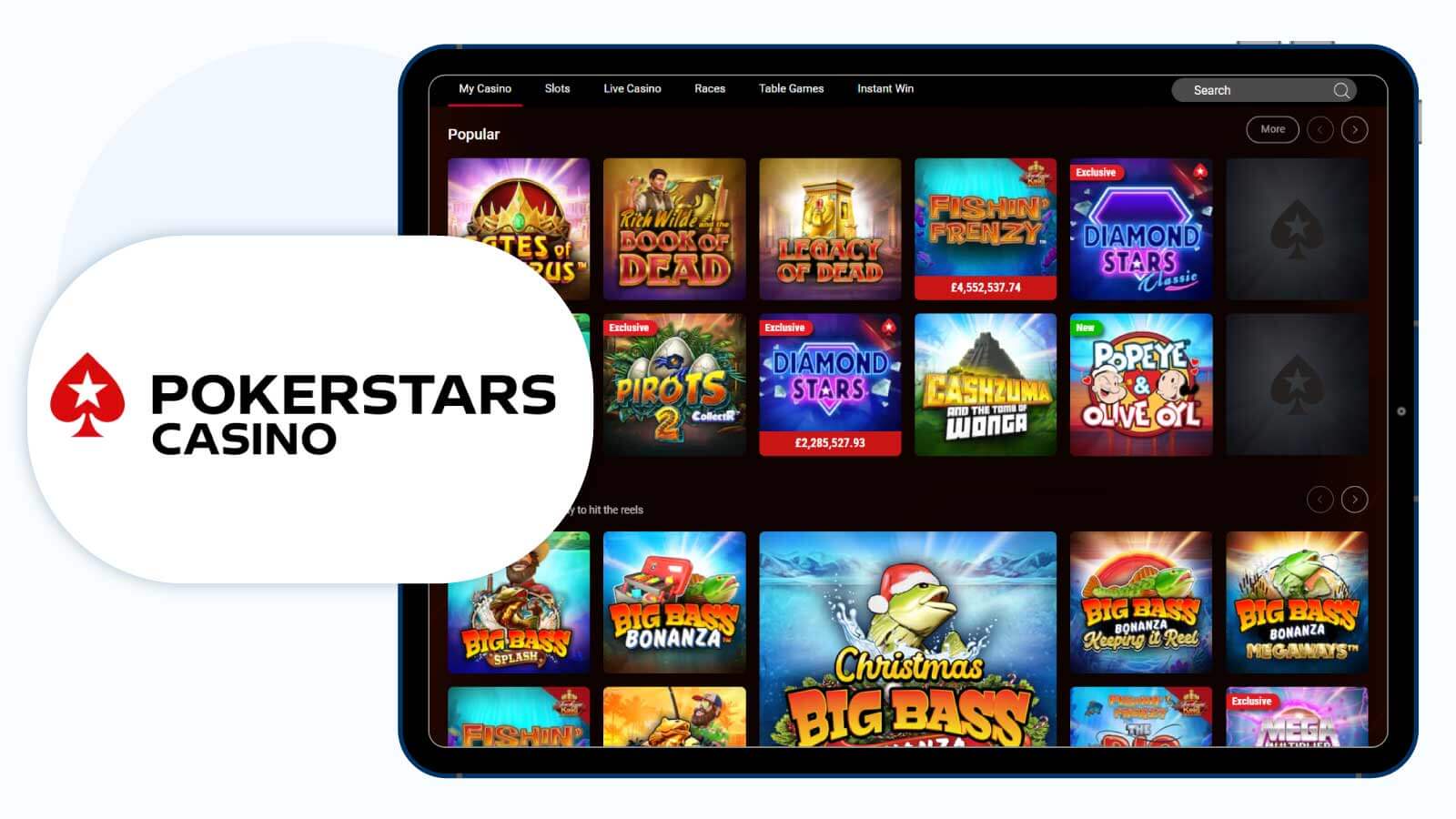 PokerStars – Runner Up Best Payout Online Casino