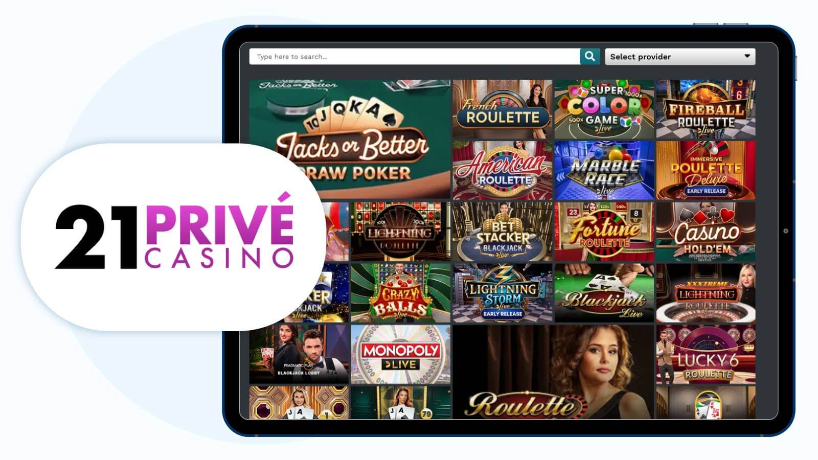 21Prive Casino: Best PlayZee Sister Site for Live Games