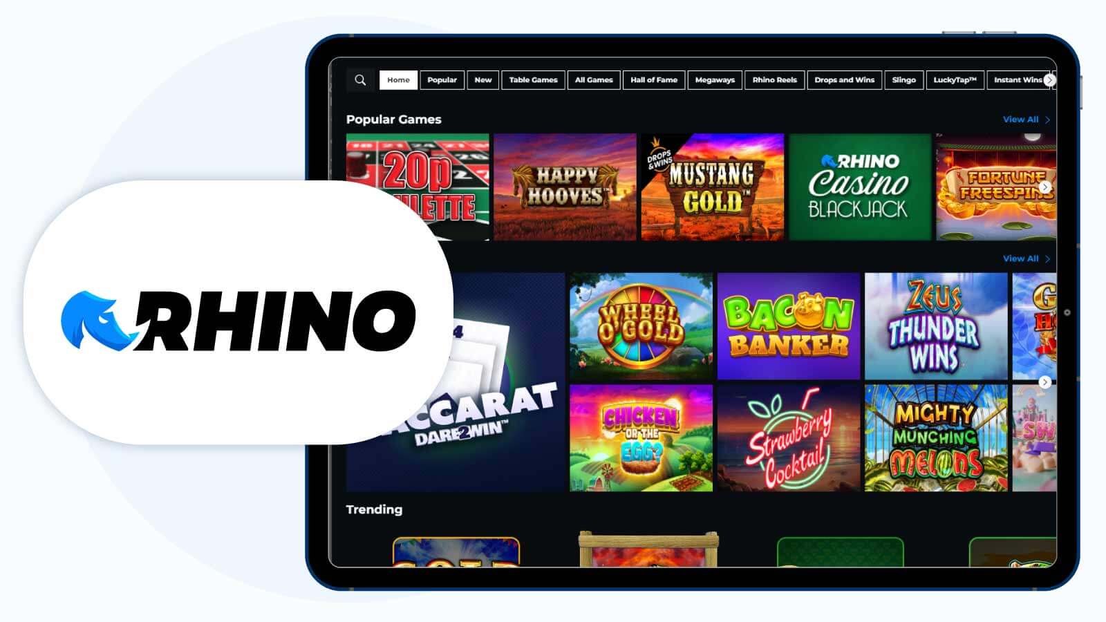 Rhino.bet Casino – Best No Wagering Existing Player Bonus