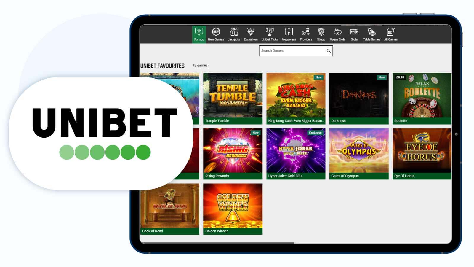 UniBet – Best Payout Casino with Low Minimum Deposit