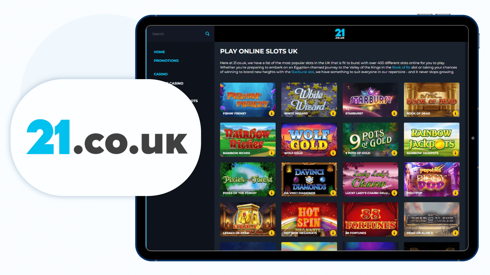 21.co.uk Casino – Best Mobile Casino App for Microgaming Slots