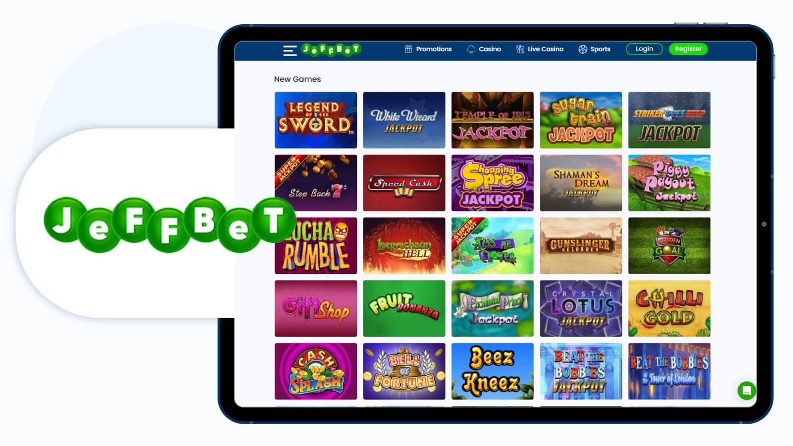 JeffBet Casino – Casino with Lowest PayPal Minimum Withdrawal