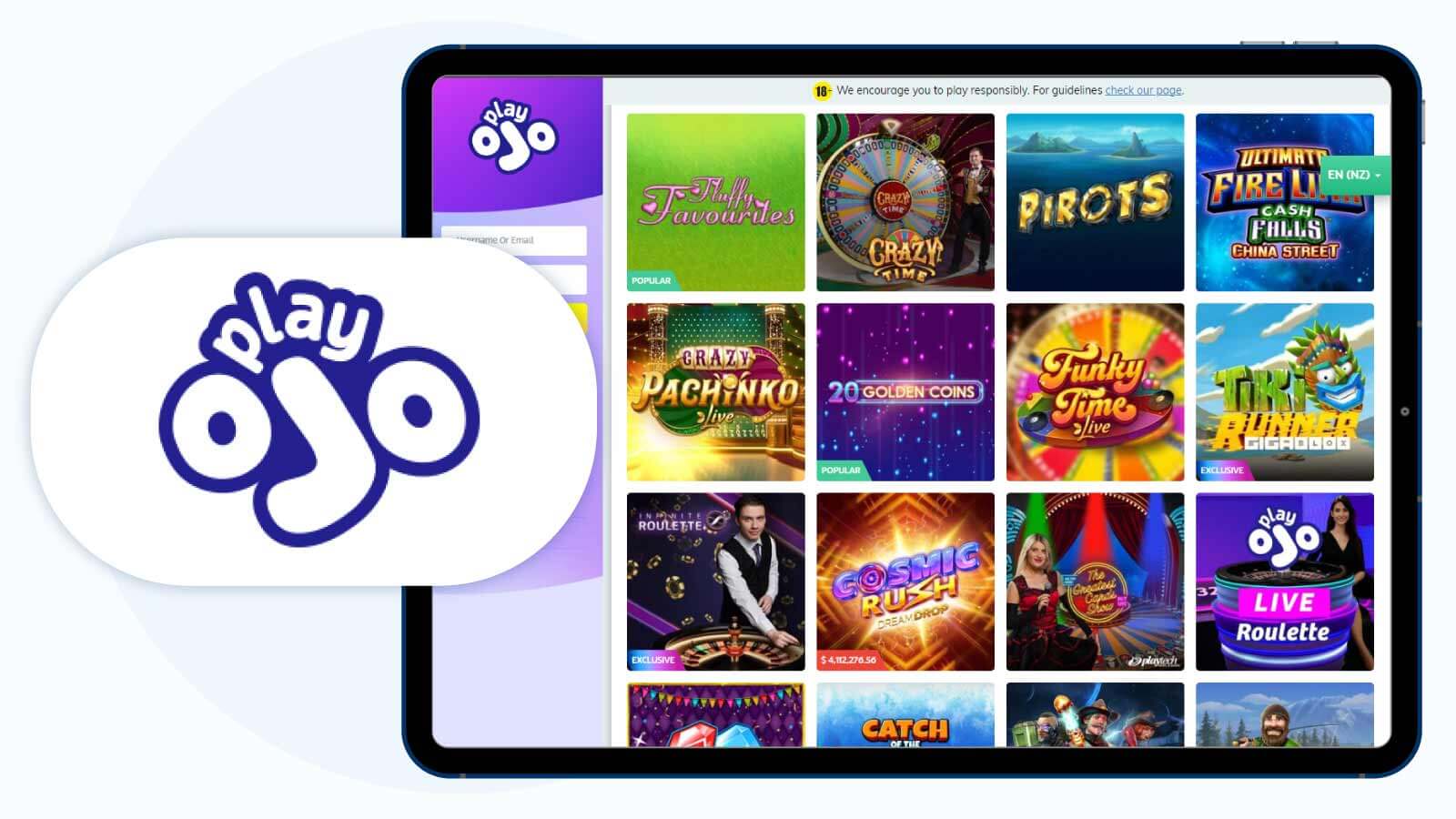 PlayOjo Casino – Best for Daily Existing Player Promotions