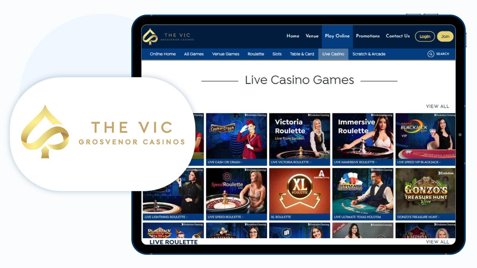 The VIC Casino UK’s Best Live Baccarat Streaming