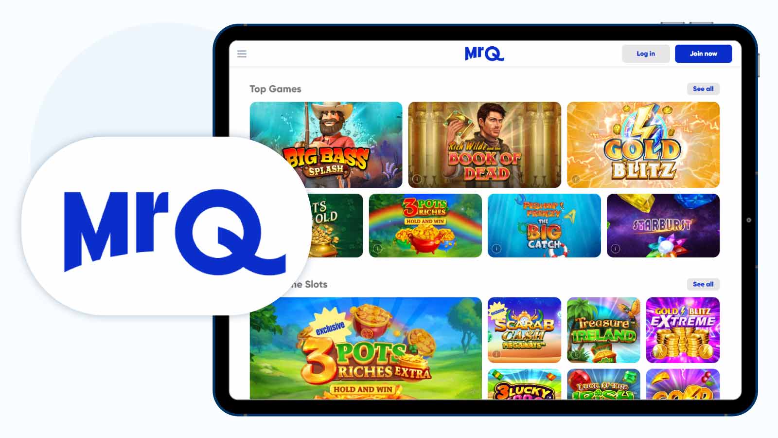MrQ Casino – High-Quality Casino with Top Eyecon Variety