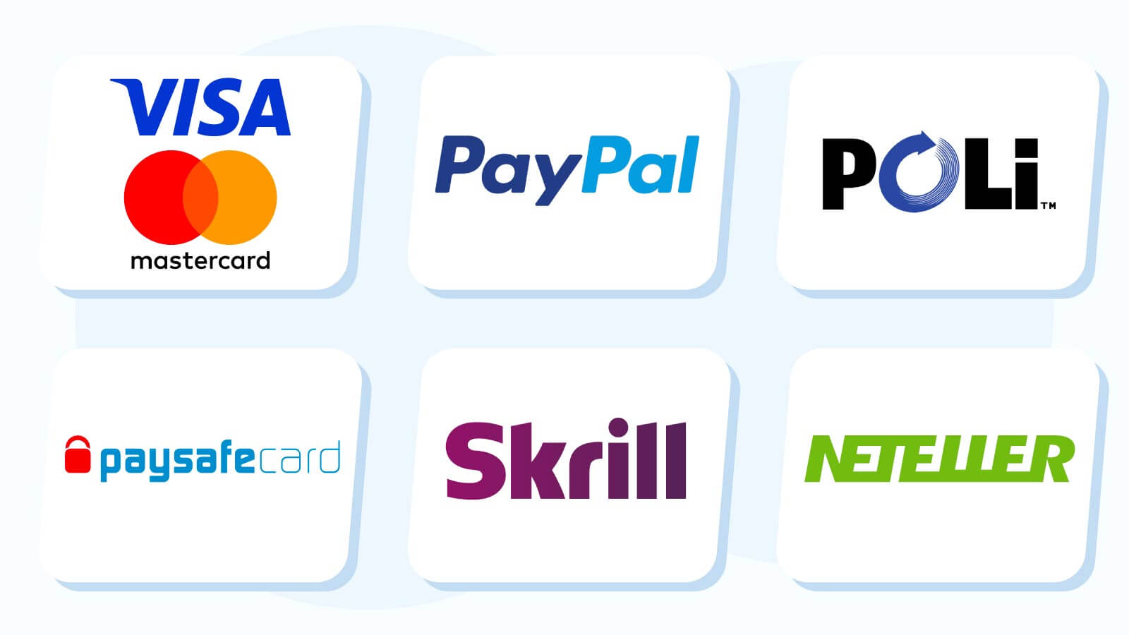 Accepted Payment Methods for 300% Deposit Bonuses