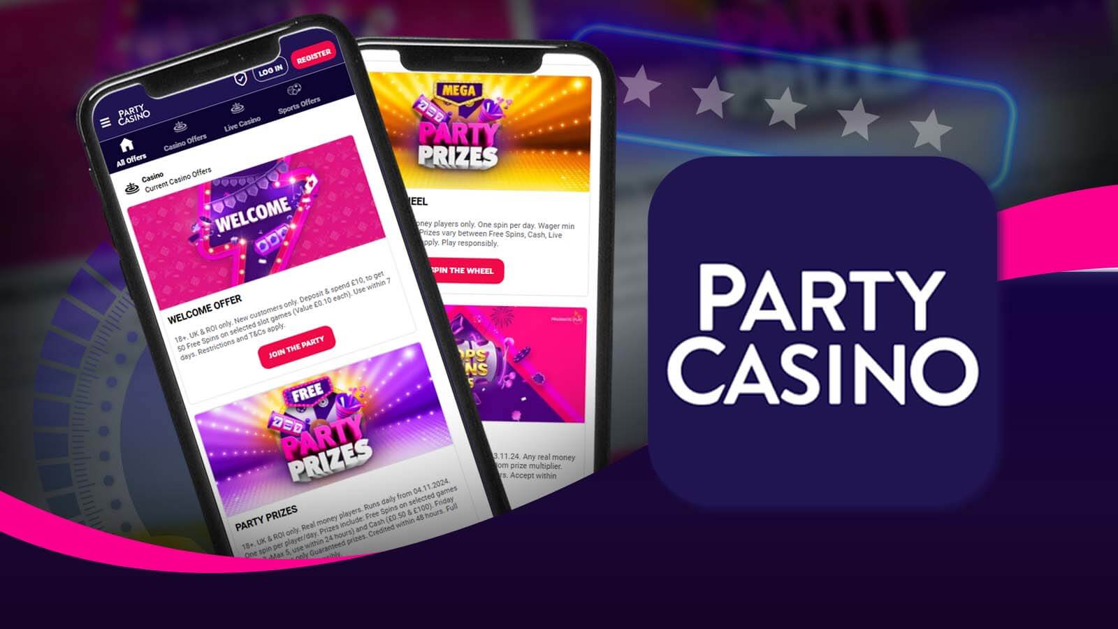 Active Bonuses on the Party Casino App