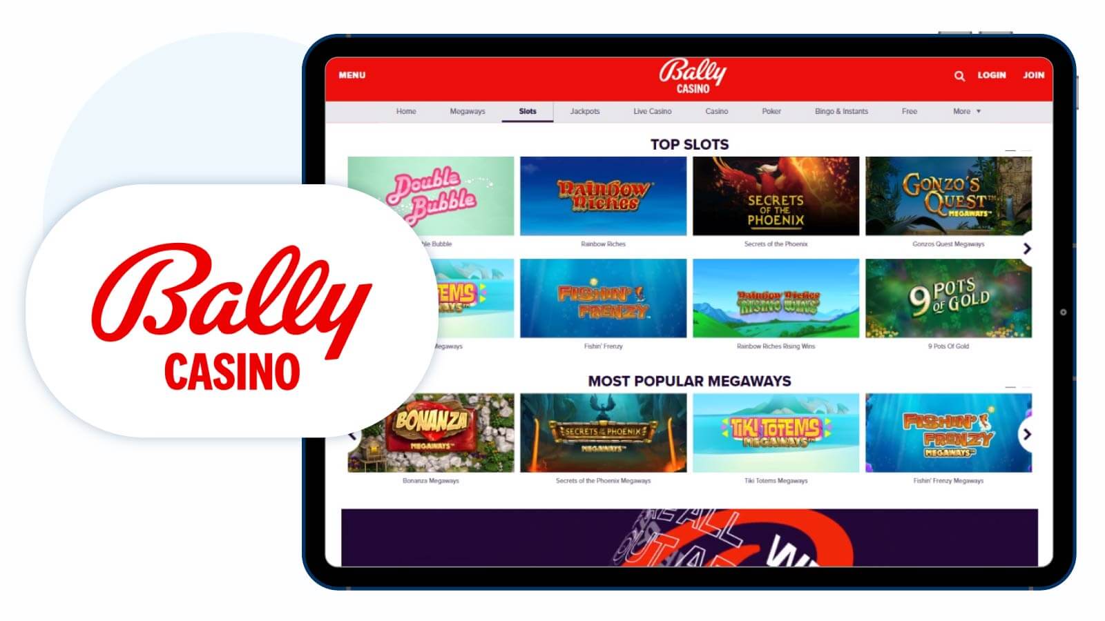 Bally Casino - Best Casino Sign Up Bonus No Wagering