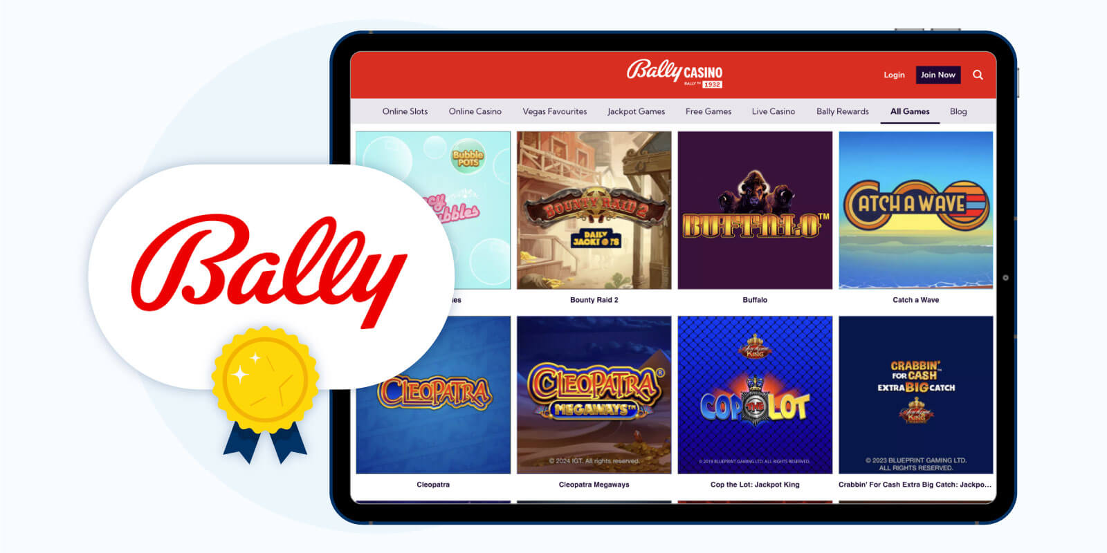 Bally Casino - Best Play'n Go Casino