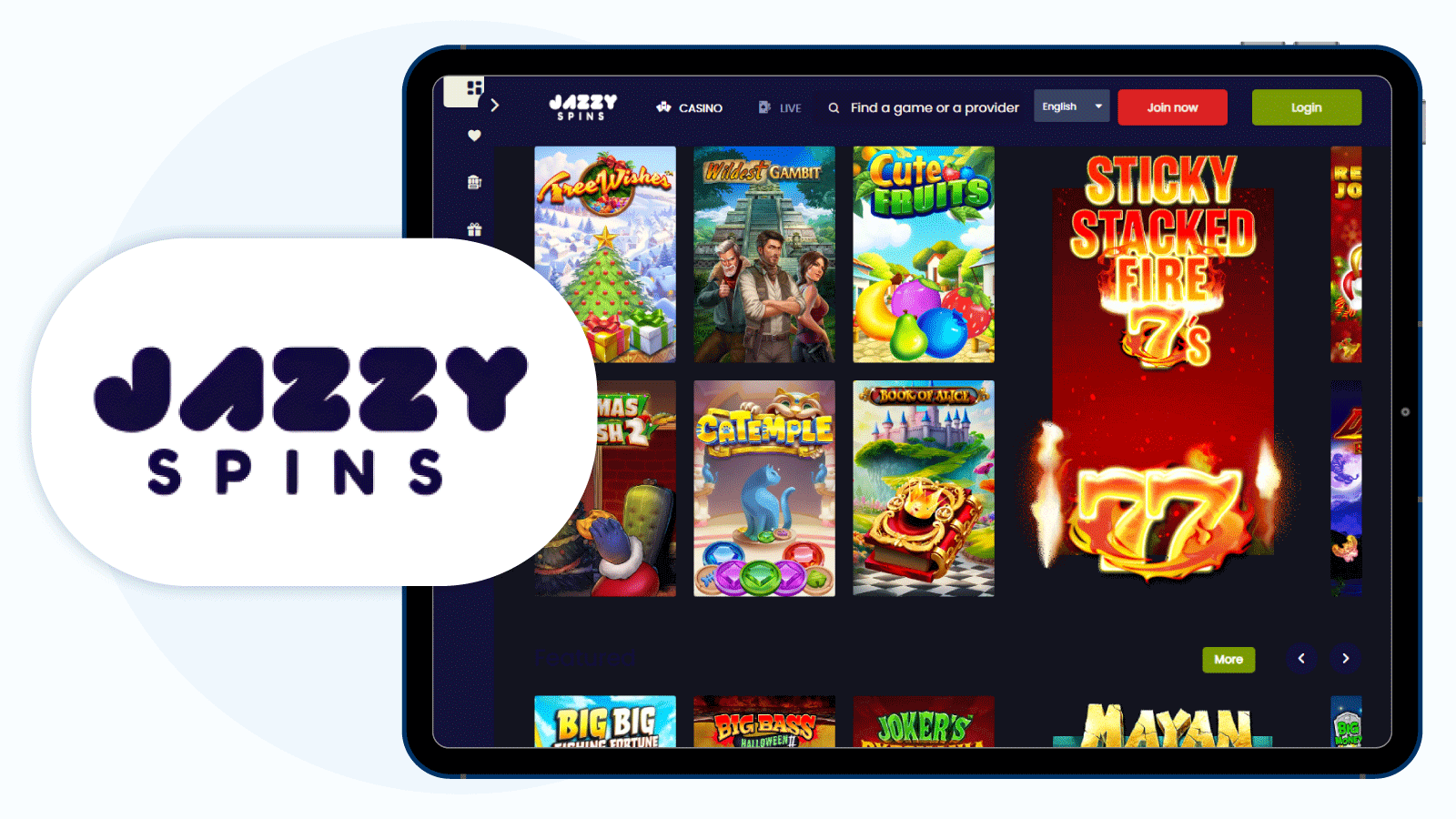 Best £5 Minimum Deposit Casino UK Loyalty Scheme Jazzy Spins