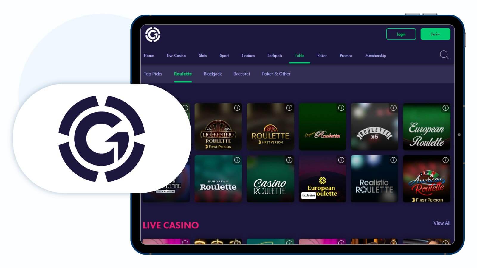 Best Live Dealer Roulette Bonus - Grosvenor Casino