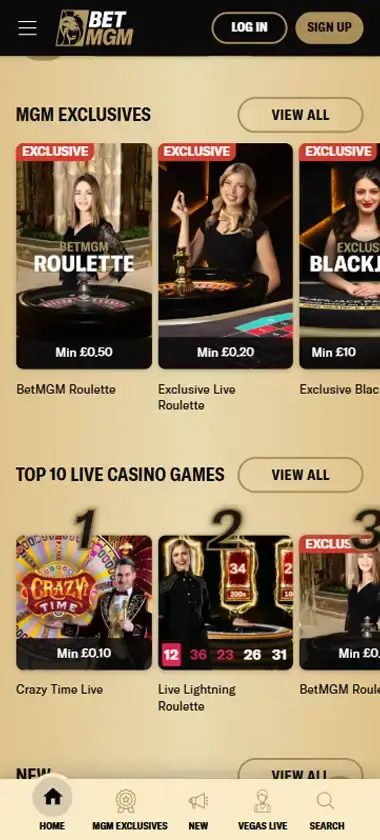 BetMGM Casino Mobile Preview 2
