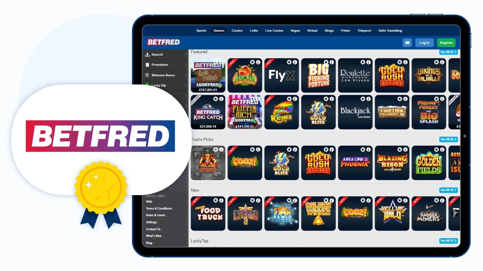 Betfred-Casino-Best-Online-Casino-UK-Overall