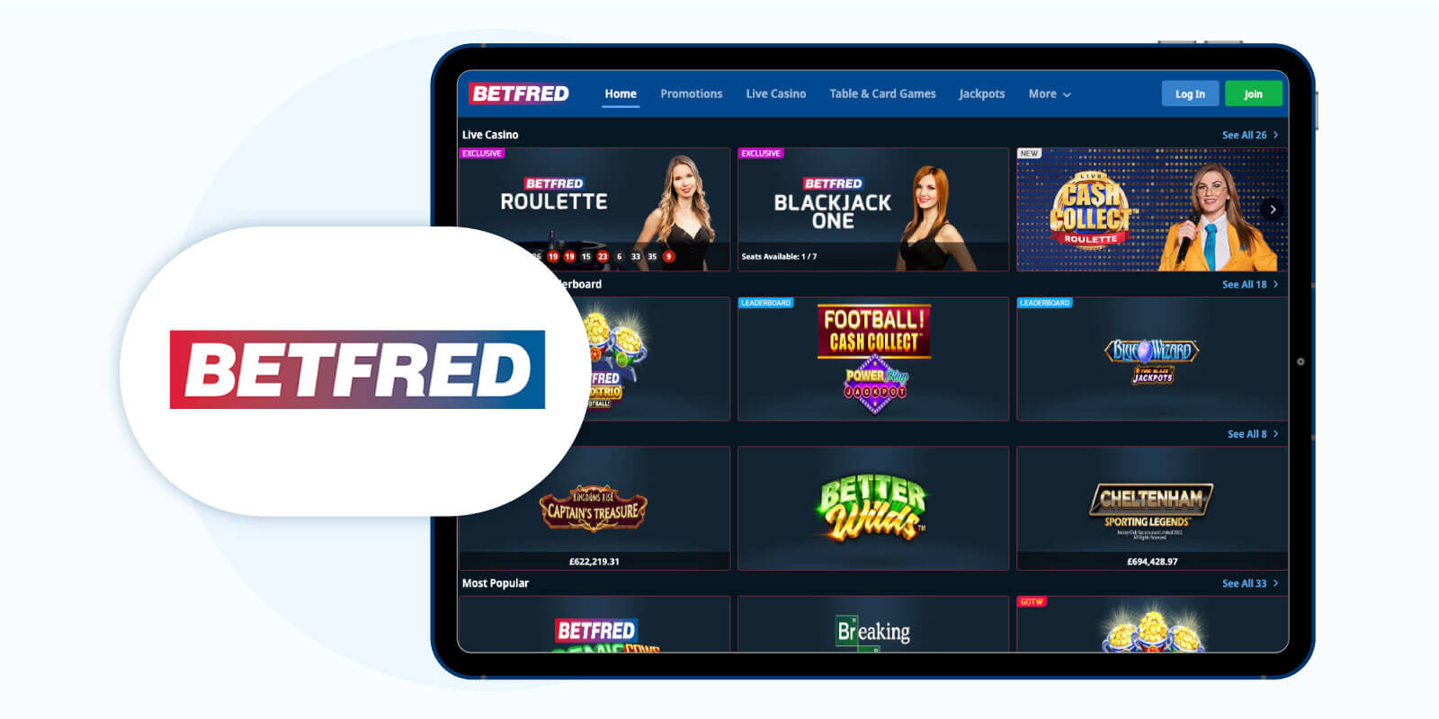 Betfred Casino - Best IGT Casino For Fast Withdrawals