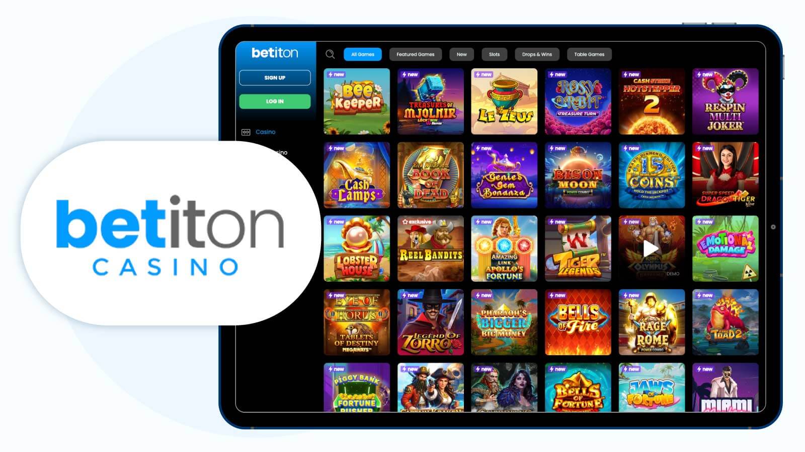 Betiton Casino - Best Slotzo Sister Site for Sports Integration