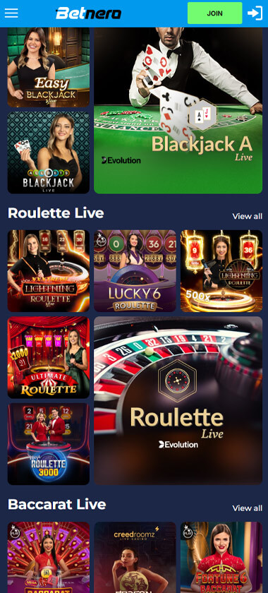 Betnero-casino-live-casino-games-mobile-review