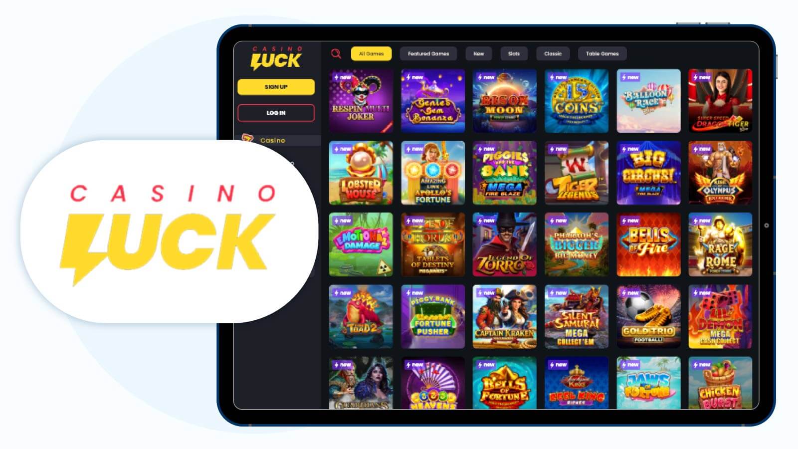 CasinoLuck - Best King Casino Sister Site for Established Reputation