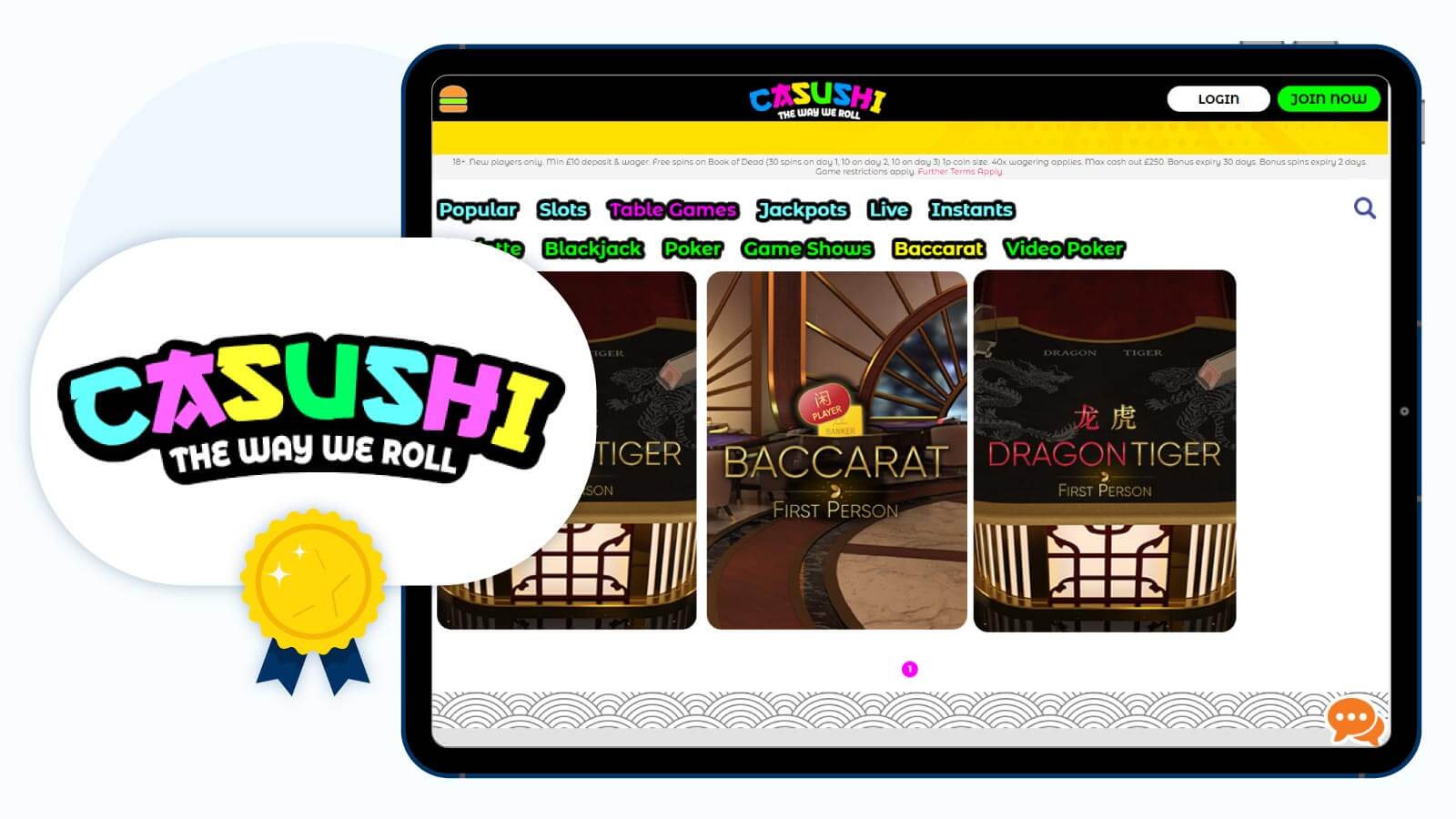 Casushi Casino – UK’s Best Baccarat Online Casino