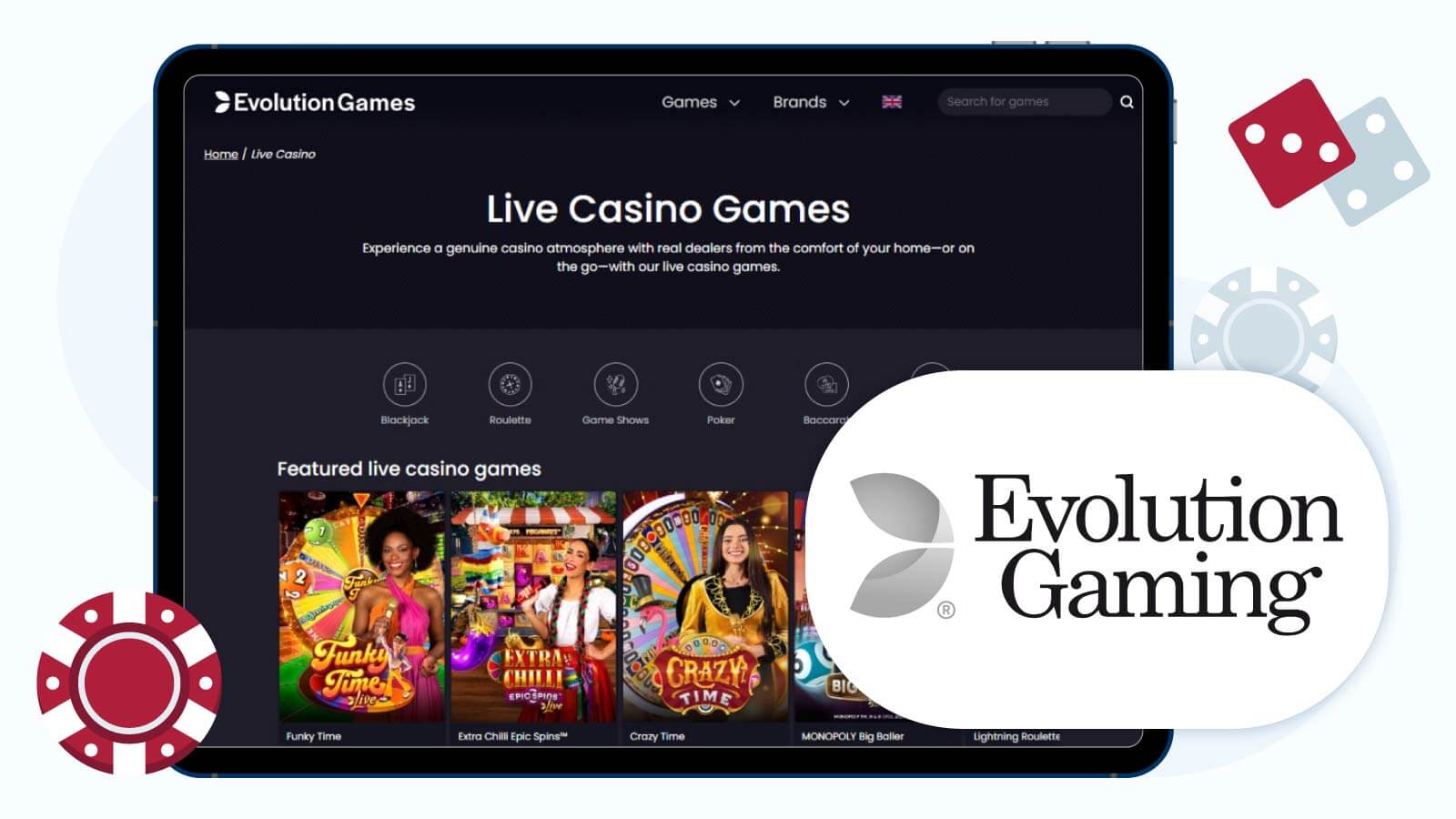 Evolution-top-online-live-casino-provider