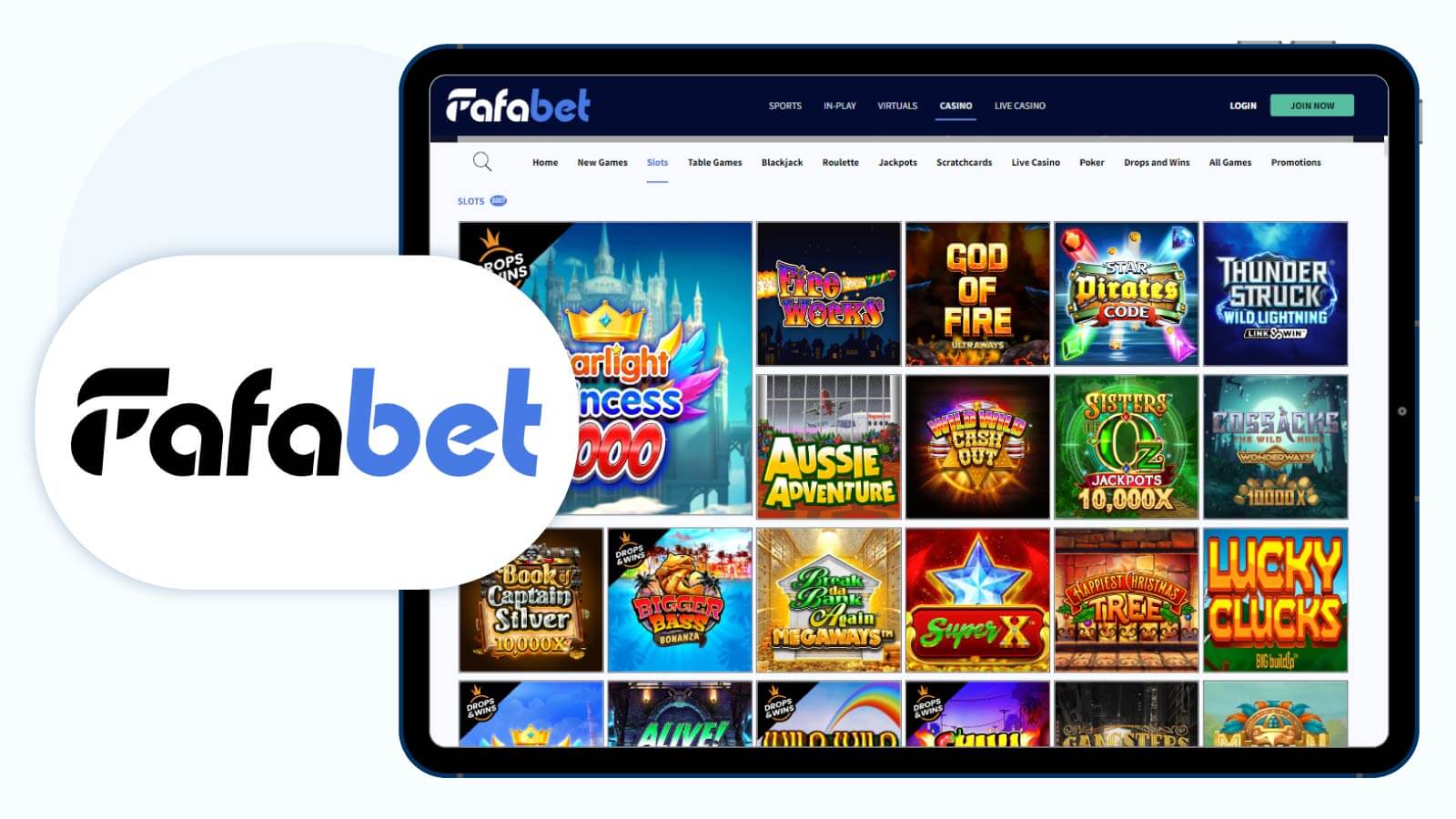 Fafabet Casino Best Alternative £20 Deposit Bonus in the UK